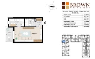 Garsoniera noua, modern finisata, langa Parc Tudor Arghezi, Sector 4 - Schiță 4