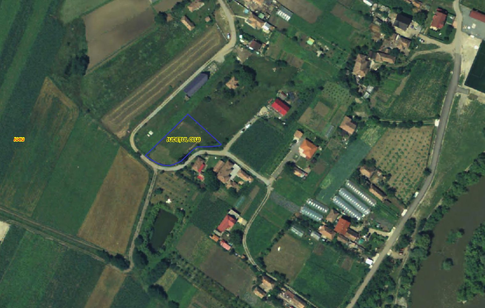 Teren pentru casa cu CU, intravilan, Jucu de Mijloc - Poză 1