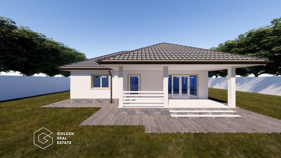 Casa cu teren de 500 mp, sat Mandruloc - Poză 3