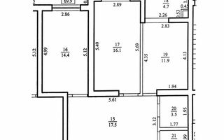 Vânzare, apartament, 2 camere, str. Vasile Lupu, Buiucani - Poză 3