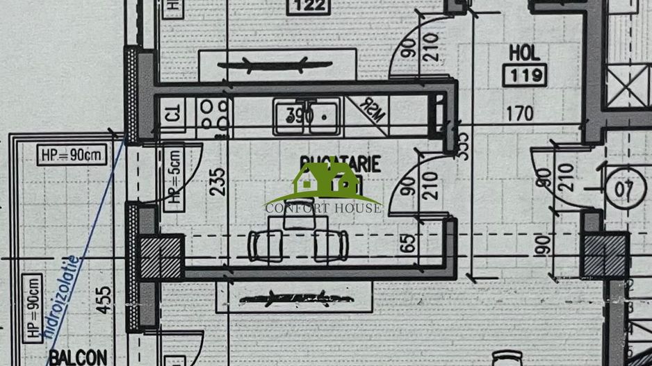 Apartament 2 camere, bloc nou, P+3, Ap.07, Et.1, Bl.7 - CP2462303 - Poză 5