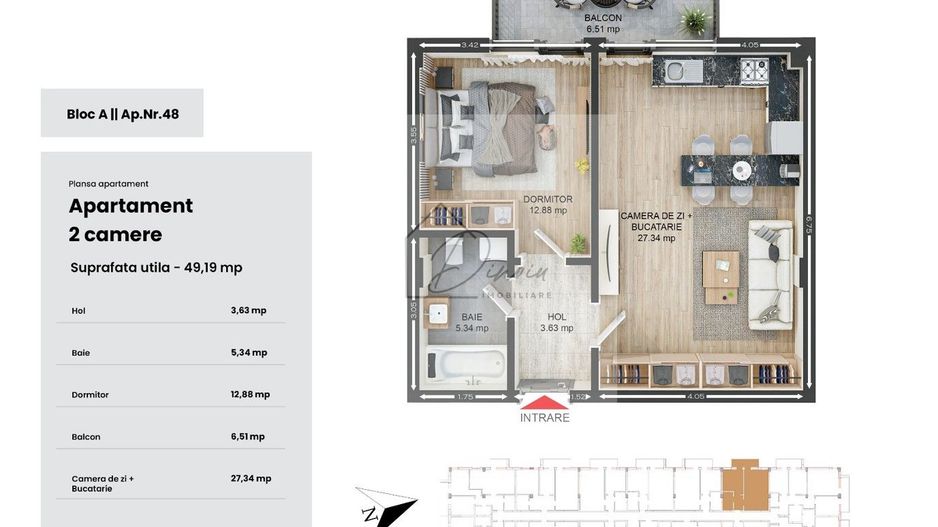 2 camere Tractorul I NOU 2025 I Complex Rezidential Premium I COM 0% - Poză 2