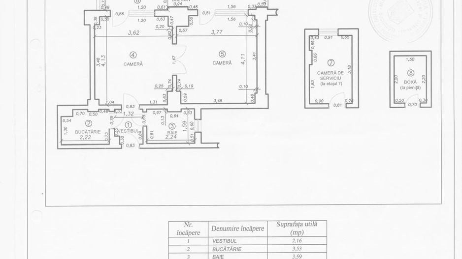 Apartament 2 camere, bloc solid consolidat, etaj 5, zona Universitate - Poză 10