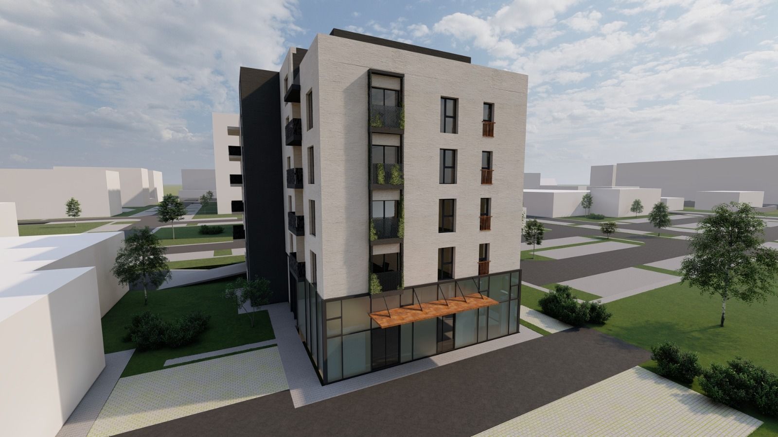 Apartamente in bloc NOU cu 2  camere zona GH.Doja - Poză 1