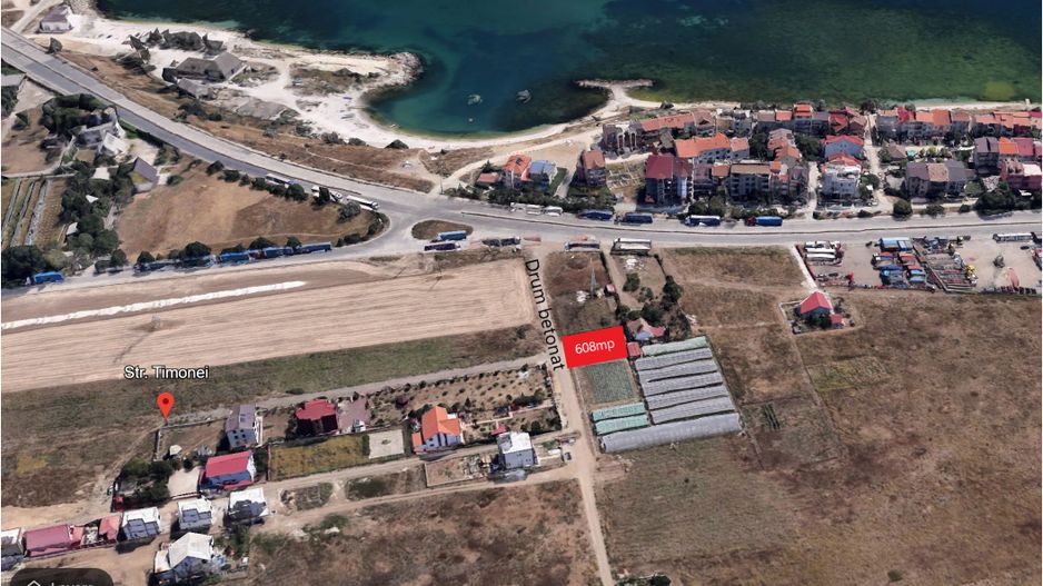 Teren intravilan 608mp Agigea RO-RO toate utilitățile vedere la mare - Poză 3