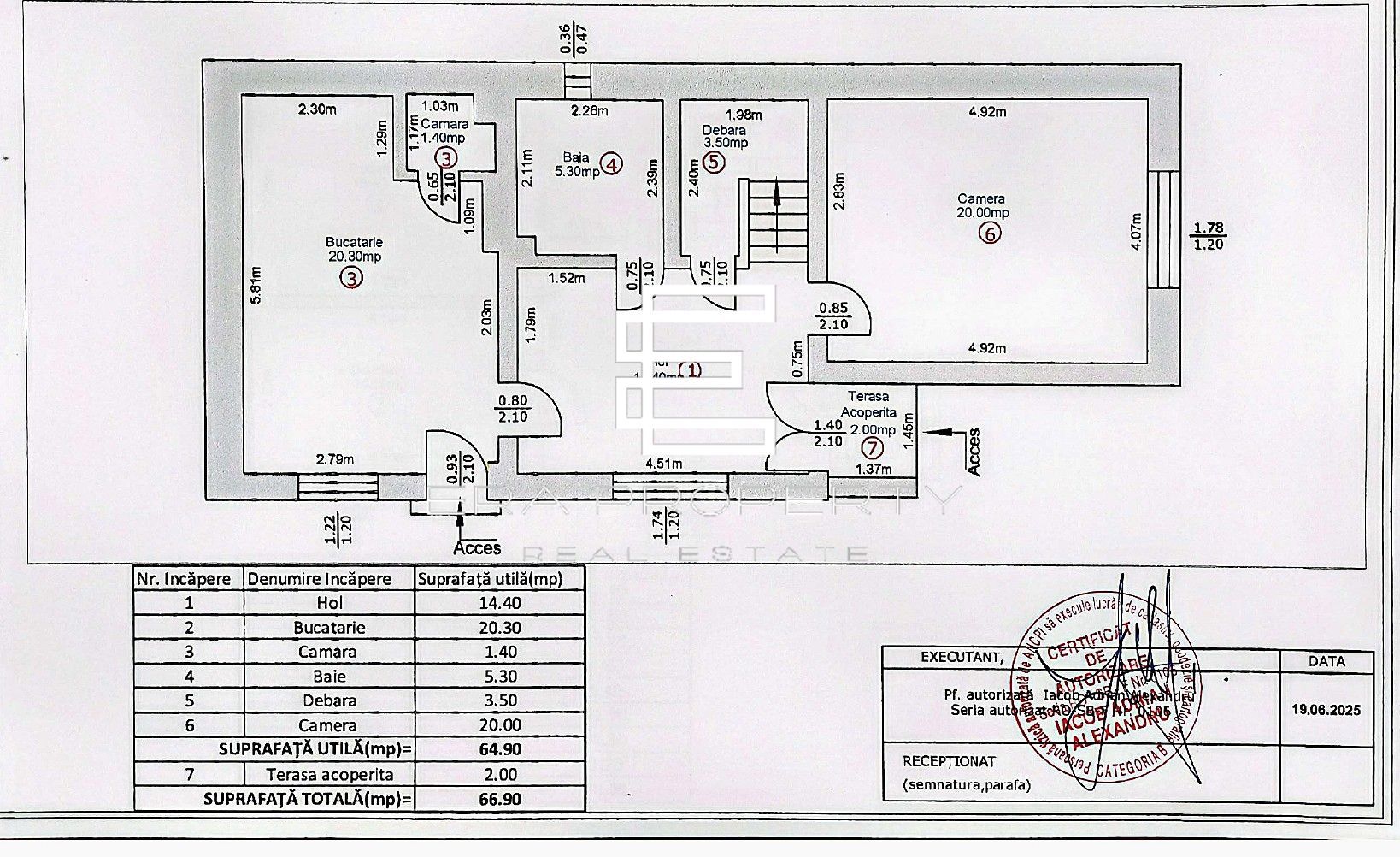 Casa individuala 5 camere/pivnita/garaj/ teren/460mp ,Turnisor/SIBIU - Schiță 13