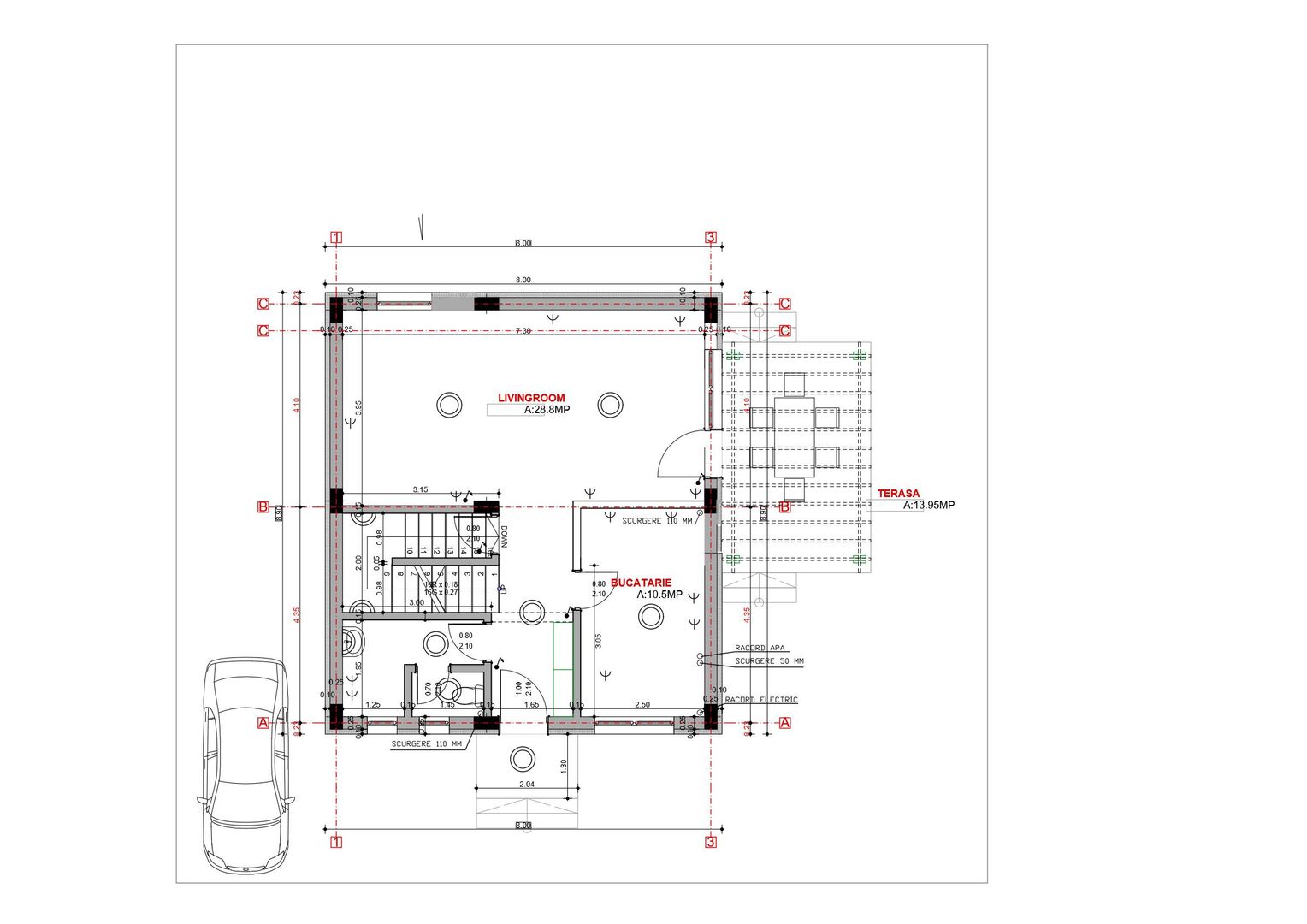 Vila moderna P+1, 150m2 si 320 curte cu POMPA DE CALDURA - Poză 3