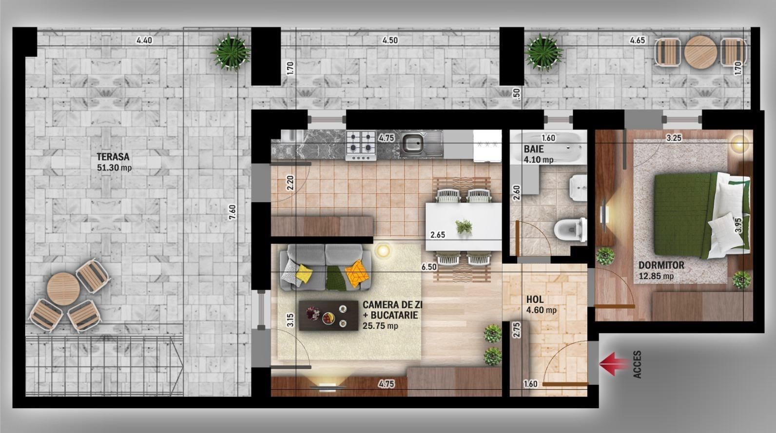 Apartament de 2 camere tip studio, decomandat, în zona Theodor Pallady - Poză 2