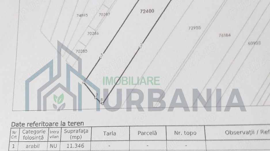 Teren agricol extravilan în Miroslava, Iași – 15.000 mp, acces facil - Poză 2