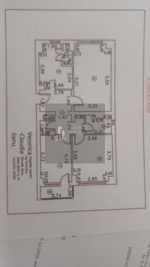 Apartament 3 camere decomandat Brail / Calea Calarasilor - Poză 14