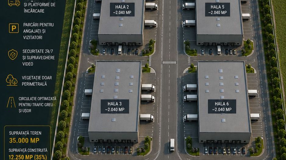 dublu potențial: industrial logistic & rezidențial premiu - Poză 3