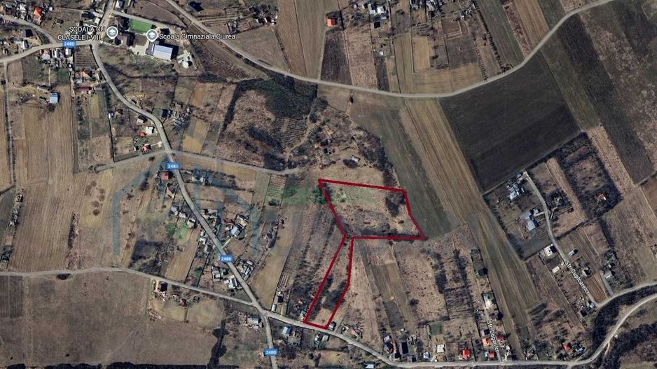 Teren intravilan 18.000 mp, Ciurea – Iași | 13 €/mp | 40 m front stradal la asfalt | Utilități - Poză 2