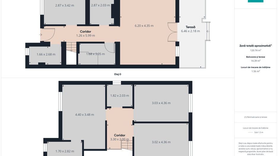 Duplex exclusivist în cartier Europa Mosnita Noua - Poză 30