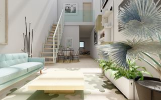 Apartament 2 camere, pe doua nivele, Zona VEST, Sibiu - Poză 2