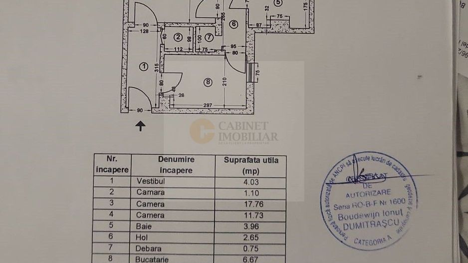 2 Camere - 54MP | Stradal - Lângă Metrou Gorjului - Schiță 25