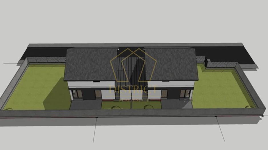 Duplex cu 4 camere, despărțit prin camera tehnica  | Mosnita Veche - Poză 8