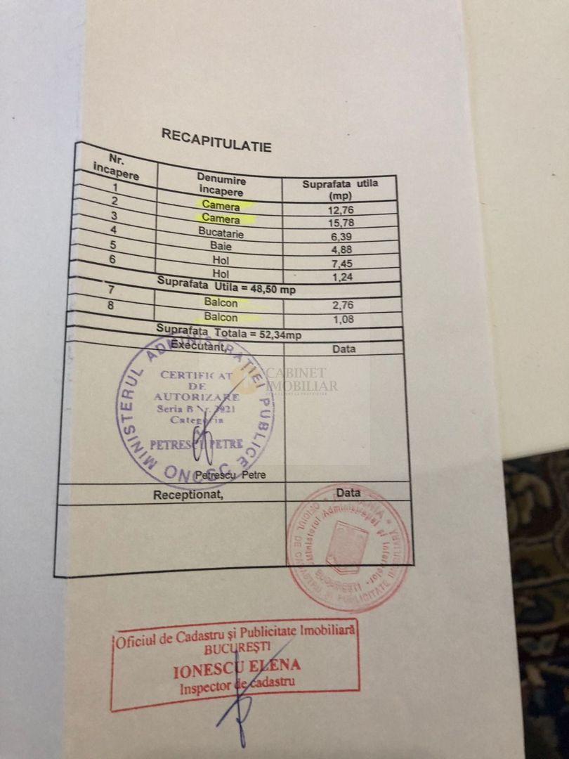 2 camere  | Centrala proprie  | Cismigiu | 53 mp - Poză 15