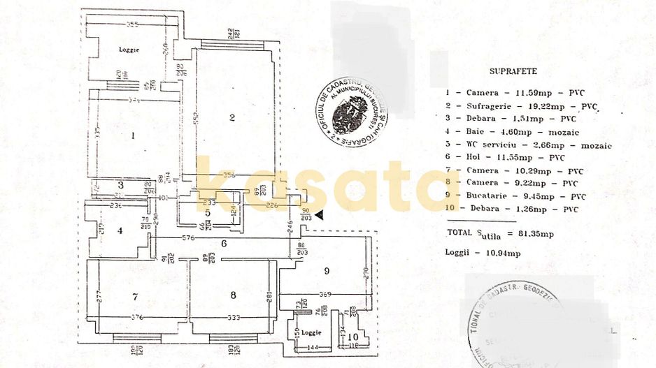OPORTUNITATE | APARTAMENT 4 CAMERE | OBOR | DECOMANDAT | BLOC 1981 - Poză 4