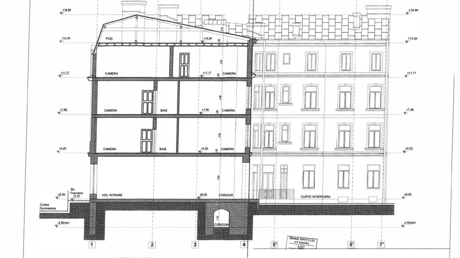 Imobil 2185 mp Centrul Istoric Piata Unirii 500 mp teren vitrina 19 m - Poză 19