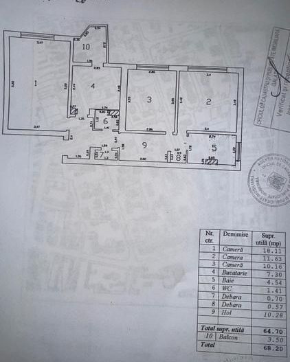 Apartament de vanzare - 2 camere, Piata Centrala, etaj 2, bloc 1989 - Poză 9