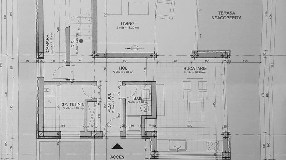 Casa individuala moderna in Cristian | Comision 0% - Schiță 16