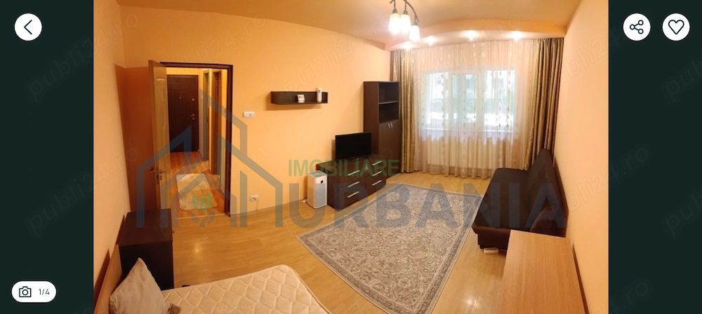Apartament 1 camera de inchiriat, mobilat si utilat complet - Iasi, str. Tabacului - Poză 1