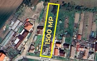 COM 0% Teren pentru casa individuala 1500mp |  Sag - Poză 2