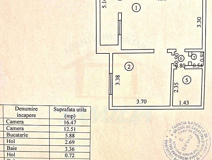 Apartament 2 camere, etaj 3, în inima cartierului Tiglina 2 - Poză 2