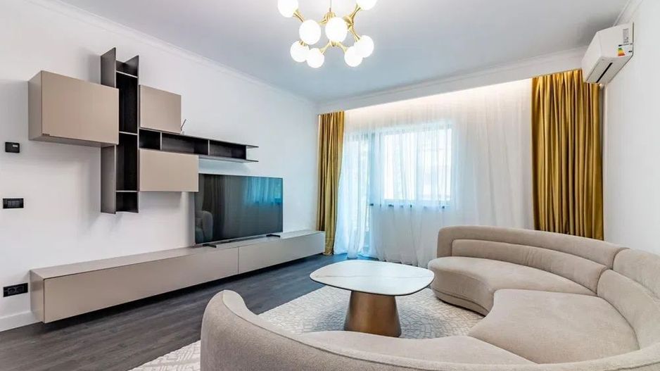 Apartament exclusivist 3 camere, 100 mp, ultralux, Primăverii–Beller, totul nou - Poză 2