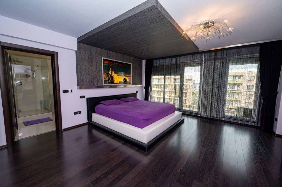 Statiunea Mamaia -UNICAT- Penthouse 220 mp cu vedere frontala la mare si jacuzzi - Poză 17