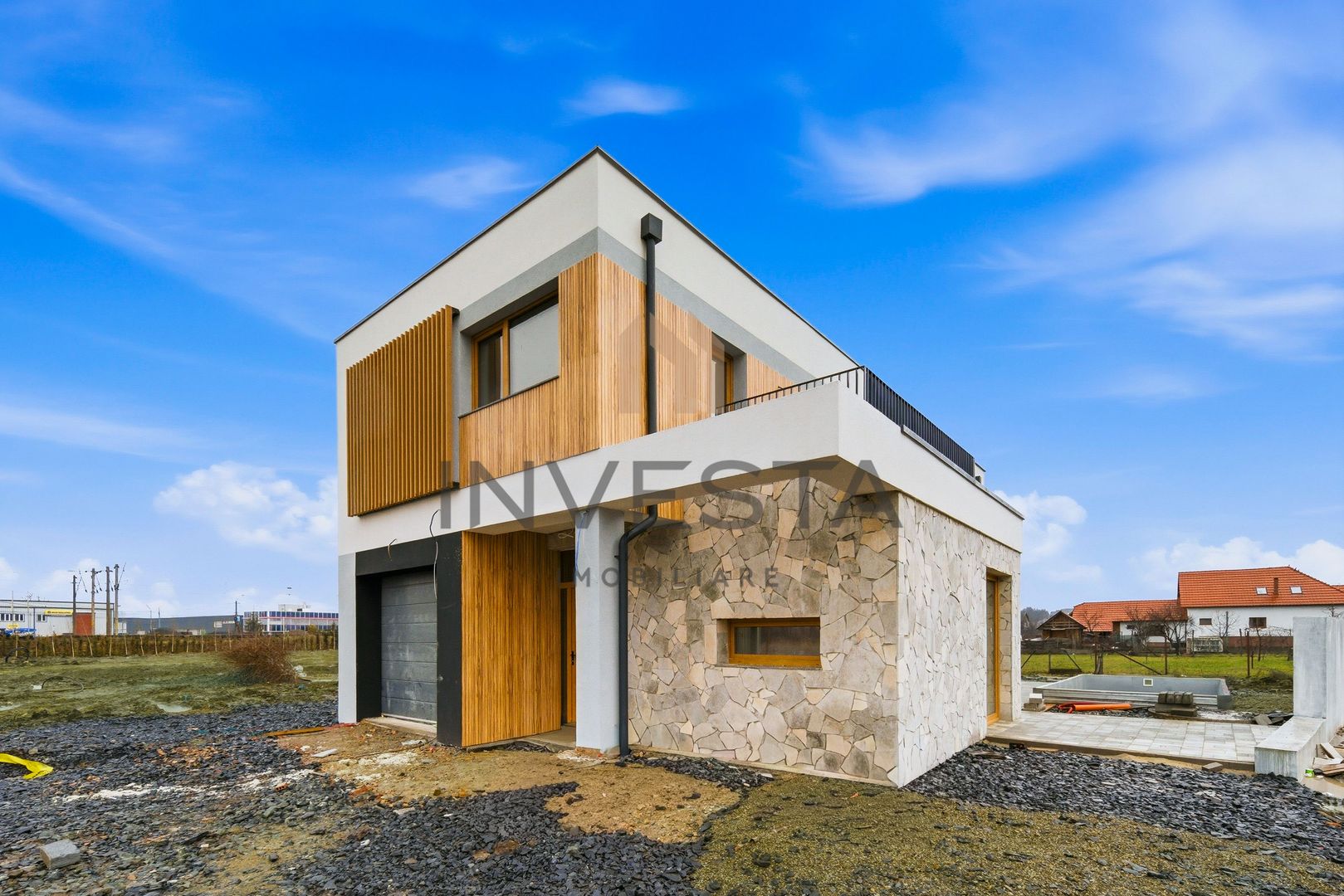 Casa individuala nZEB cu piscina, 501 mp teren, 160mp utili, Sanicoara - Poză 2