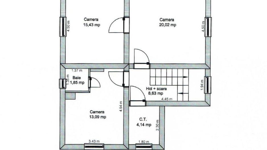 Spatiu birouri Centru, langa pacrul Sub Arini, Sibiu - Schiță 16