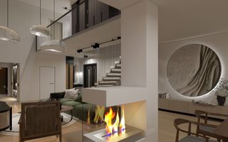 Casa cu vedere panoramica superba 306 mp utili, 874mp teren - Poză 8