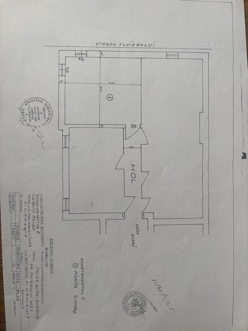 Pache Protopopescu - Ferdinand, Str Fluierului, 3 camere, comision 0% - Schiță 38