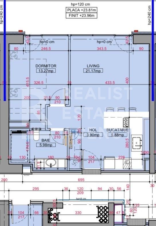 Vânzare apartament 2 camere, 50,2 mp utili, zona Floreasca, București - Schiță 6