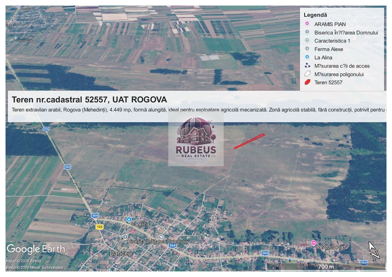 💎 BEST BUY AGRICOL: 1 HECTAR TEREN ROGOVA | CADUSTRU EFECTUAT | PREȚ - Poză 2