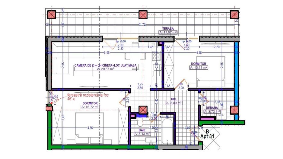 Apartament 3 camere de inchiriat - Poză 20