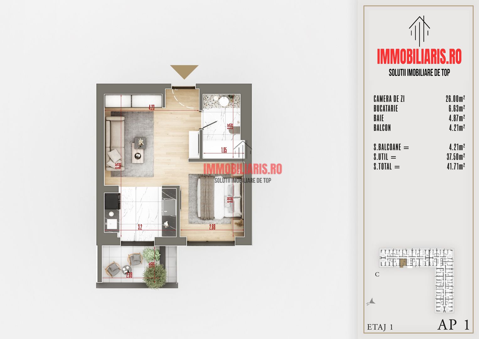 N. Teclu Metrou - Ansamblu Nou - Parcuri - Direct Dezvoltator - Schiță 2