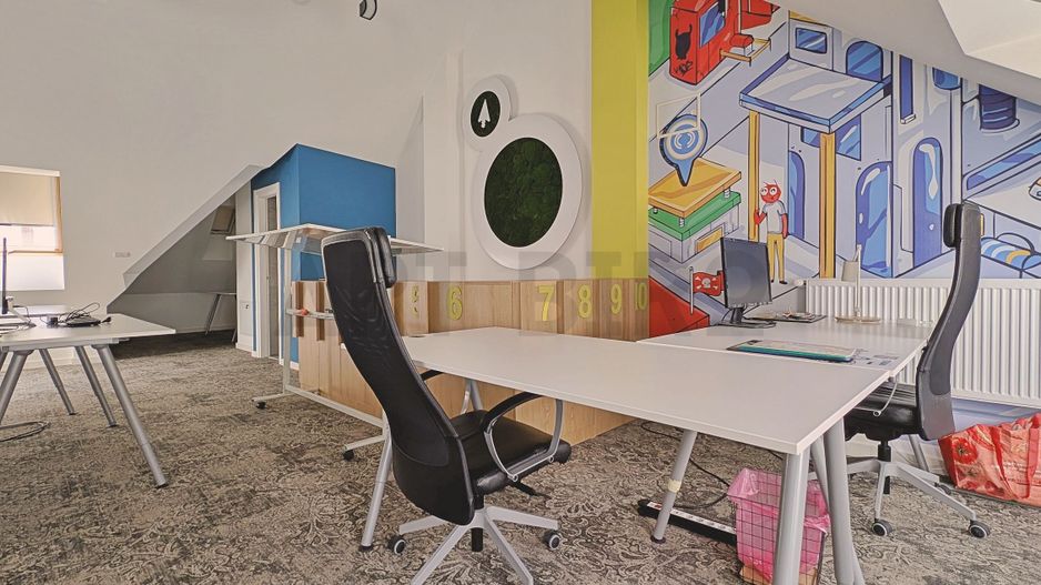 Zero comision, 308mp birou creativ Arcul de Triumf, mobilat si echipat - Poză 17