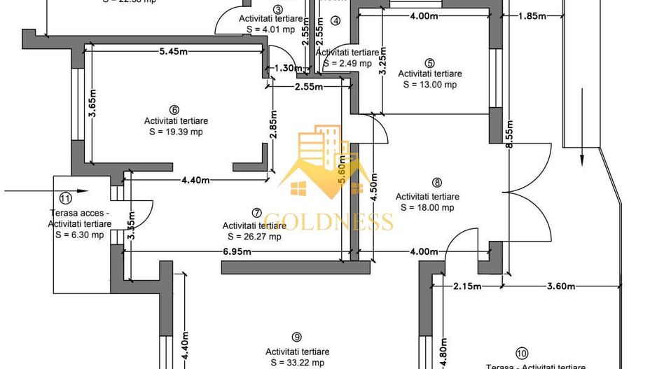 Casa cu teren 2000 m si front 35 ml in Buna Ziua, zona Grand Hotel It. - Poză 3