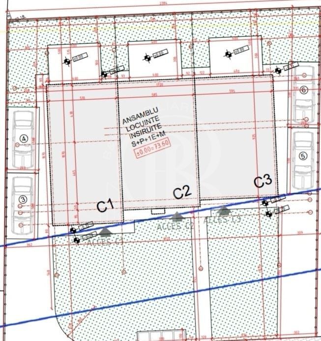 Vilă Triplex 4 Cam Arhitectură Modernă- Grădină Individuală -Panouri solare - Schiță 12