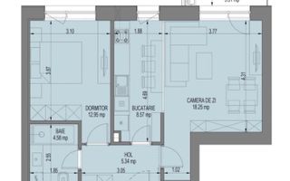 Apartament 2 camere Aviatiei Nusco | Loc de parcare - Poză 6