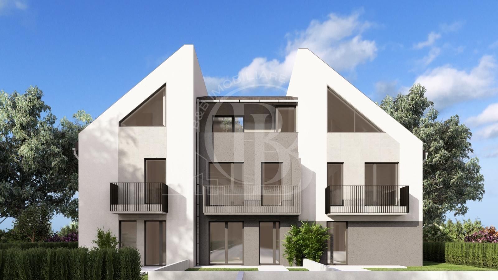 Vilă Triplex 4 Cam Arhitectură Modernă- Grădină Individuală -Panouri solare - Poză 4