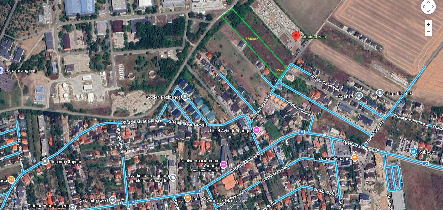 Oportunitate INVESTITIE , Teren 7750m2 Otopeni zona 23 AUGUST - Poză 1