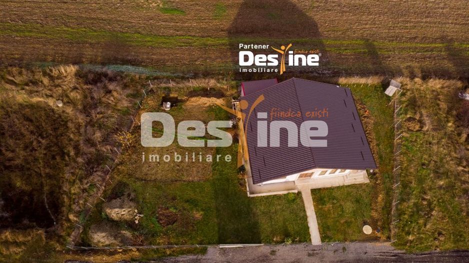 Casă individuală 3 camere 75 mp P+POD 570 mp teren - Poză 3