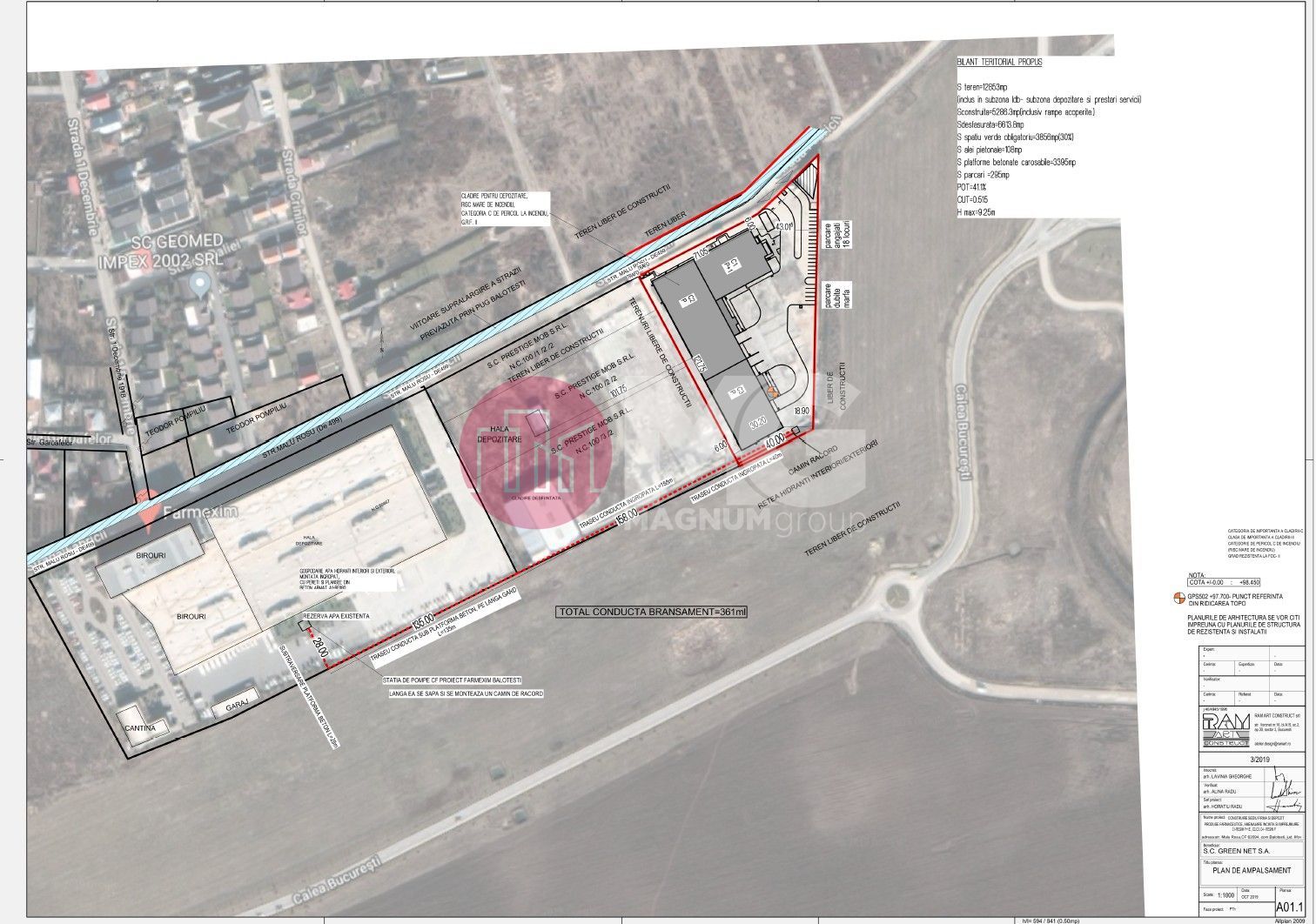 Teren de vanzare - betonat- pretabil industrial- Balotesti - Therme - Poză 5