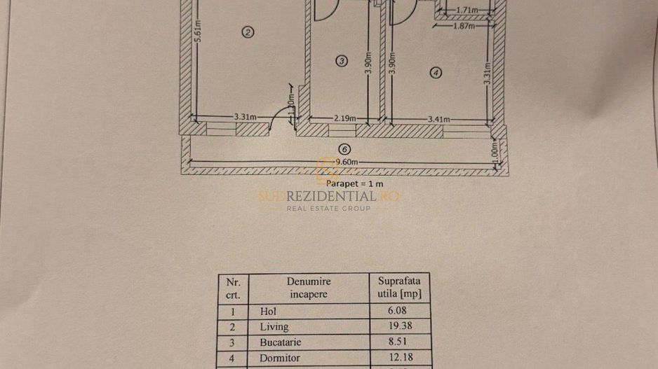Apartament 2 camere-metrou Berceni, loc de parcare inclus. - Poză 9