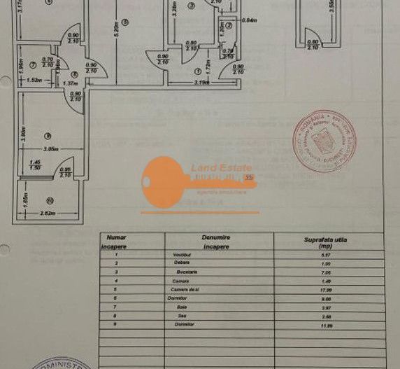 3 camere - centrala – 600 m de metrou Râul Doamnei - Schiță 10