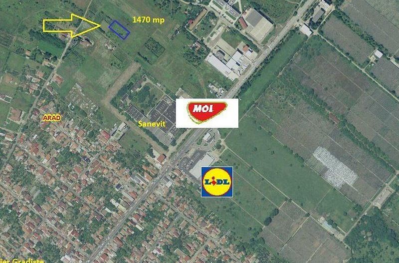 De vanzare teren Intravilan gradiste 1470 mp - Poză 2