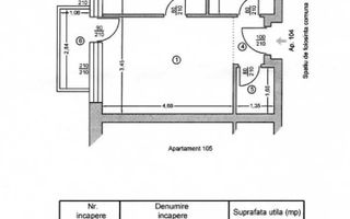 Garsoniera Mobilata 33 mp - Sector 3 - Auchan Titan - Poză 6